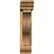 Ekena Millwork Funston Traditional Smooth Bracket w/ Offset Brace, Western Red Cedar, 5 1/2"W x 24"D x 24"H BKT0604X24X24FST01SWR - alternate 3